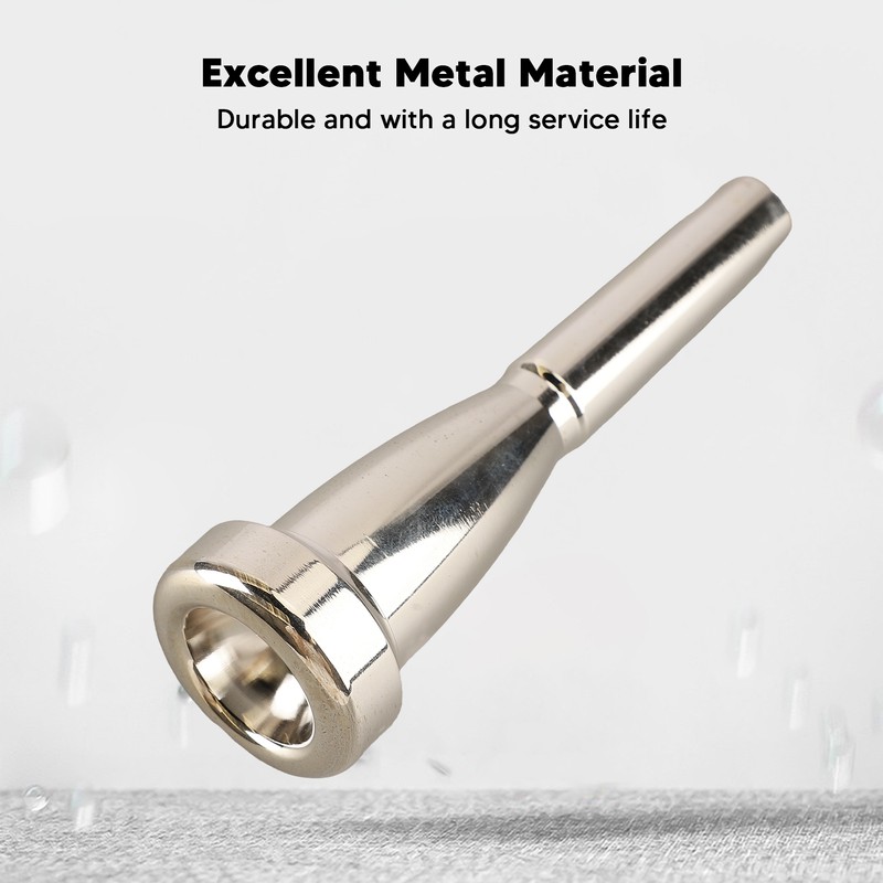 7C Trumpet Mouthpiece Metal Mouthpiece Instrument Accessory for Musical Performance