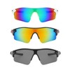 swanoble UV400 2 Sports Sunglasses for Kids Cycling,Light frame Sunglasses