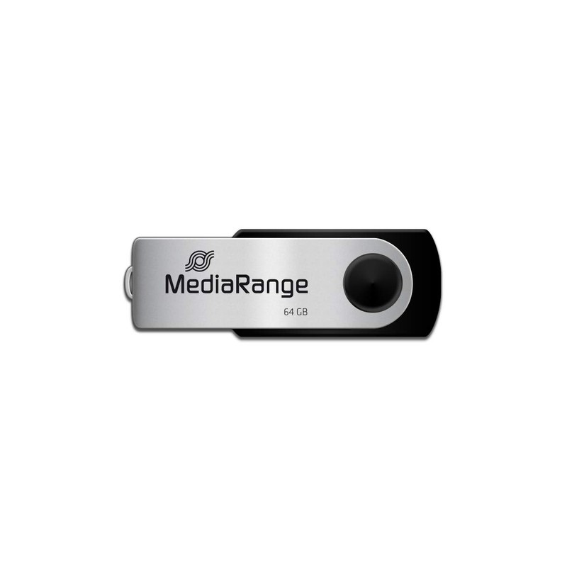 MediaRange MR912 64 GB memory stick silver.