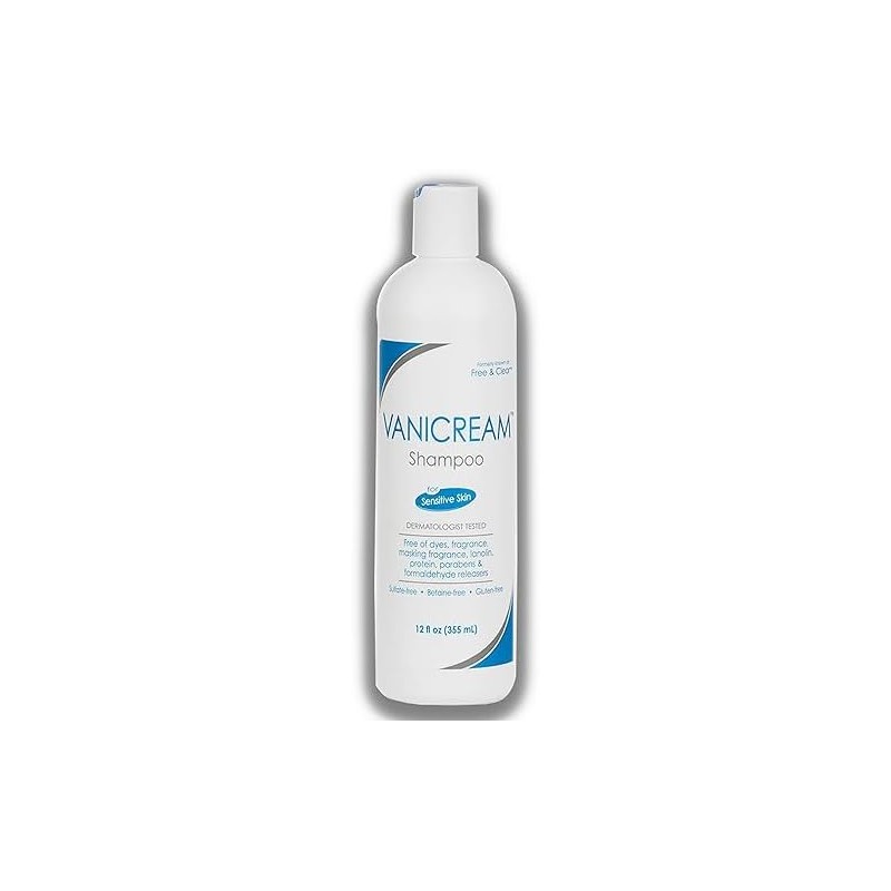 Vanicream- Champú, acondicionador y gel de baño suave, 12 onzas