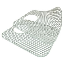 ISDVBUY 2 Pack Heat-Resistant Sink Mats, Rear Drain Non-Slip Kitchen Sink Protectors, Folding Farmhouse Mats, Large Silicone for Bottom of Kitchen Farmhouse