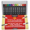 Sargent Art 22-2017 12-Count Oil Pastels Assorted, 5.9 by 0.9-Cm