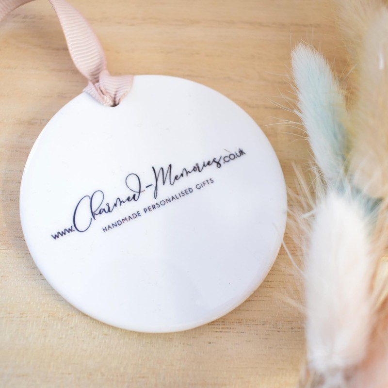 Bump's 1st Christmas 2024 Xmas Tree Decoration. Classy Greenery wreath