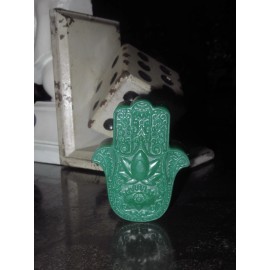 Homemade Lucky Aura cleansing Hamsa Soap - Protection, Luck, happiness