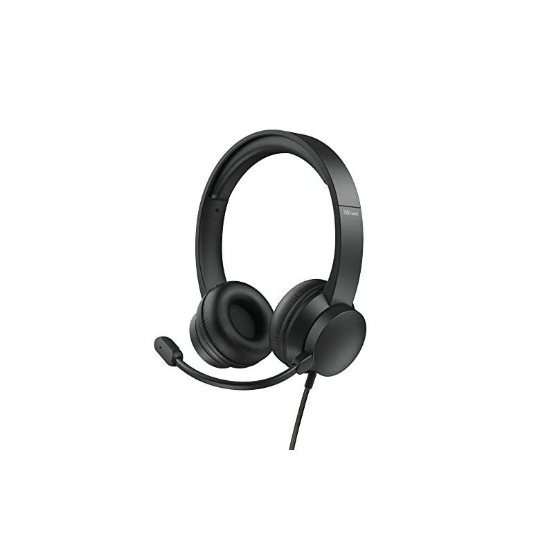 Trust Rydo Headset Wired Head-Band Calls/Music USB Type-A Black