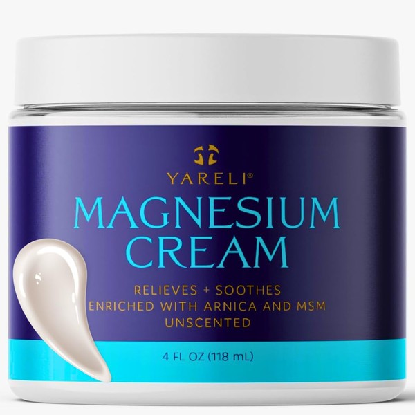 YARELI Magnesium Lotion for Sleep and Pain Relief, Unscented Body