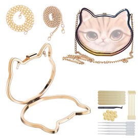 MUFUN Metal Frame Resin Clutch Craft Accessories Alloy Frames Chain for DIY Handmade Bag Purse Resin Clutch, Anti-Rust, and Durable, with 26 pcs Tools, Without Silicone Mold