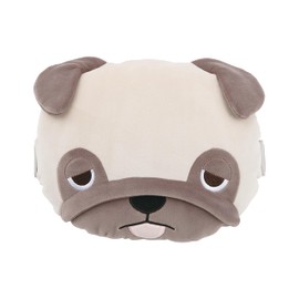 Ribuhao Neck Cushion Riraka Pug Hana (Length Approx. 10.2 inches (26 cm) Character Cute Car 17901-32