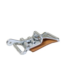 Boxer Racing Harness Center Buckle with Leather Pad, Safety Harness Latch & Link -  2"