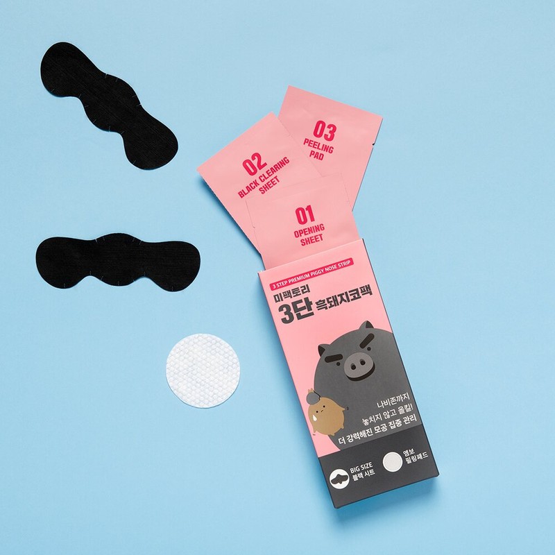 Me factory 3-step Black Piggy Nose Strip 3 Sheets -