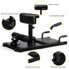 GYMAX Deep Sissy Squat Machine, 8 in 1 Multifunction Sissy