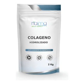 Colágeno Hidrolizado Puro 2kg 200 Porciones Polvo Sin Sabor                                                                                           