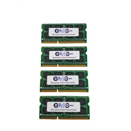 CMS 32GB (4X8GB) DDR3 12800 1600MHz Non ECC SODIMM Memory Ram Upgrade Compatible with Dell® Precision Mobile Workstation M6800 - A6