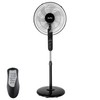 Xcity 16 inch Oscillating Pedestal Fan, 3-Speed Stand Fan, Remote