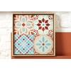 Artemio Tile Cement Flowers Stencil Home Decoration, Plastic, Multi-Colour, 30