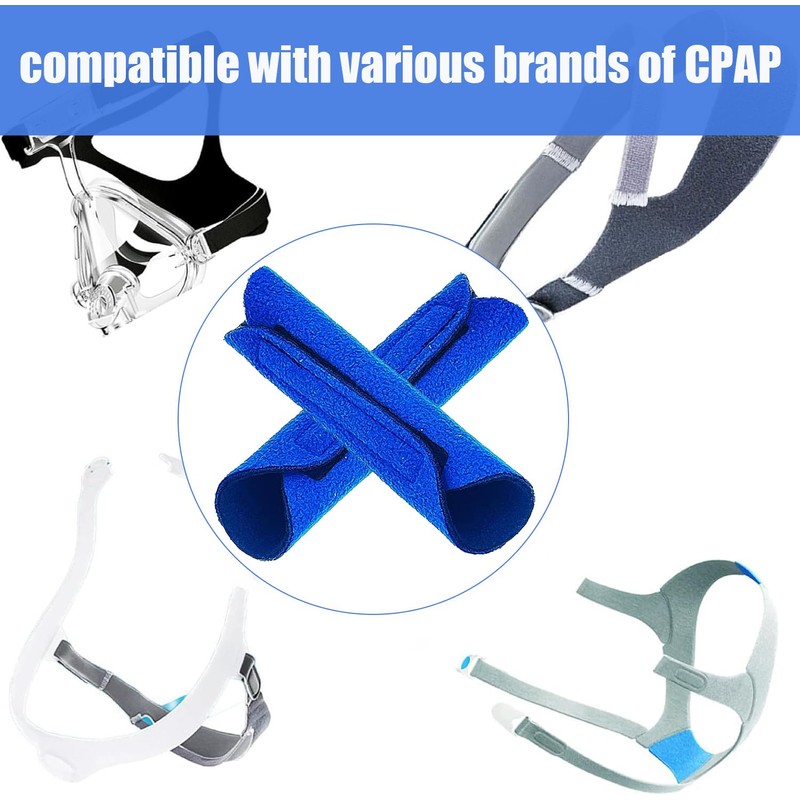 4 Pack CPAP Strap Covers，CPAP Strap Cover Comfort Headgear Pads，CPAP