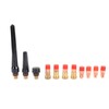 55 Pcs Set TIG Welding Consumables Ceramic Nozzle Heat Resistant