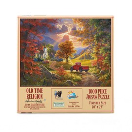 SUNSOUT INC - Old Time Religion - 1000 pc Jigsaw Puzzle by Artist: Abraham Hunter - Finished Size 20" x 27" - MPN# 69706
