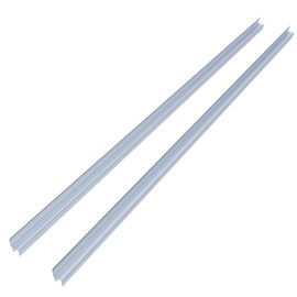 2-Pack Frameless Shower Door Seal Strip, 80" Long Shower Door Side Seal for 3/8" (10mm) Thick Glass – Prevent Leaks & Create a Waterproof Barrier