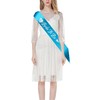 Bride To Be Sash Crystal Crown Kit Blue Bridal Shower
