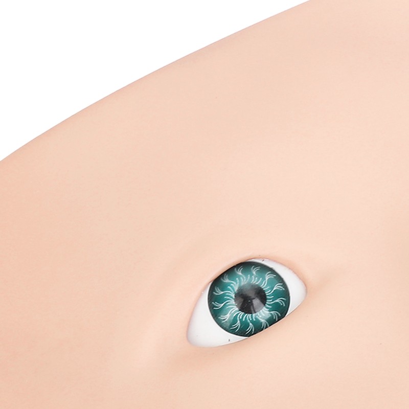 Makeup Practice Face Board 3D Realistic Eye Painting Practice Plastic