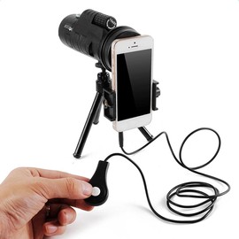P Prettyia 1.1m Wired Camera Shutter Remote Control for Smartphones - Create Amazing Photos - Compatible with All IOS and oid