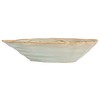 Creative Co-Op Oyster Shaped Stoneware Bowl, Blue