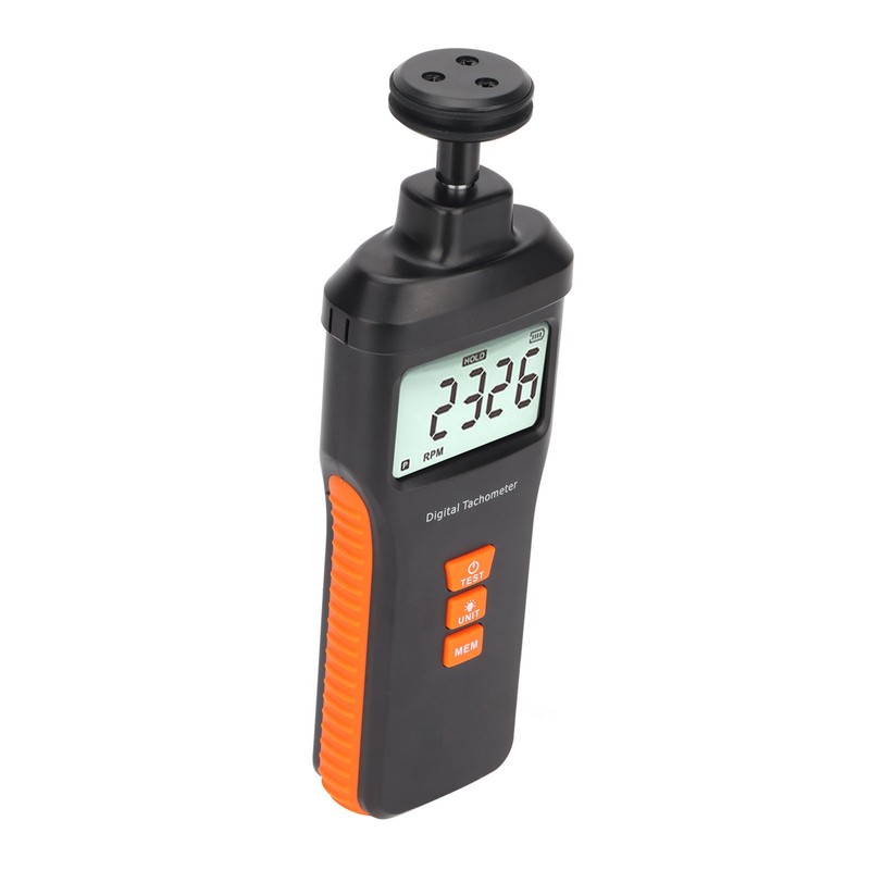 Photoelectric Tachometer High Accuracy Non Contact Multifunctional Digital Stroboscope Tachometer