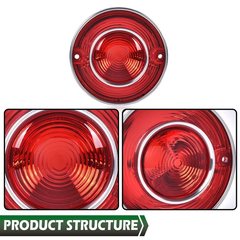 GRAND ORANGE Tail Lights Assembly Rear Lights with Backup Lights