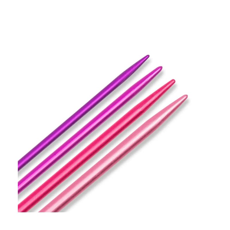 Prym 191972 Knitting Needle Set Aluminium Coloured 2.5-4/20