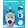 Zacsync Snorkel Set Adult Full Face Snorkel Mask, Masque De