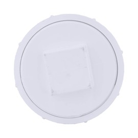 Charlotte Pipe 4" Cleanout Plug Adapter Pipe Fitting - Schedule 40 PVC DWV (Drain, Waste and Vent) Durable, Easy to Install, High Tensile and Sound Deadening for Home or Industrial Use (Single Unit)