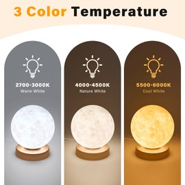 Doraubia Light Therapy Lamp,10000 Lux Sun Lamp with 3 Color Temperatures,Adjustable Brightness,Timer & Memory Function, Happy Daylight Lamp，Full Spectrum Light with Remote Control for Home, Office