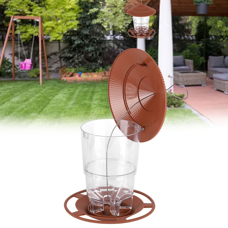 Wild Bird Feeder Hanging Bird House Foldable Bird Feeders with