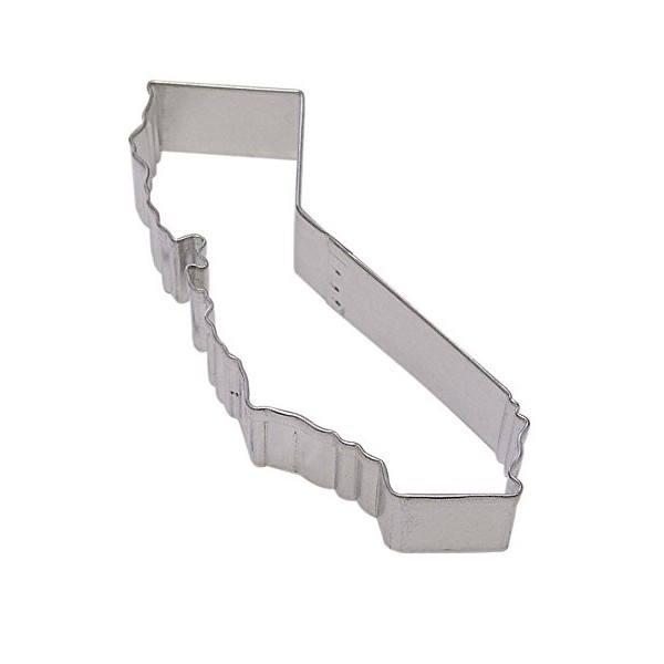 R&M California State Cookie Cutter in Durable, Economical, Tinplated Steel