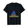 T-Shirt with German Text "Ich muss gar nichts ich muss