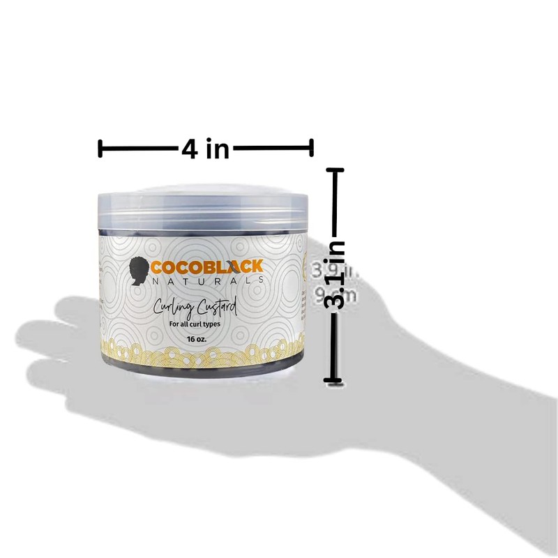 CocoBlack Naturals Curling Custard Ghana for Coily Kinky Type 4c