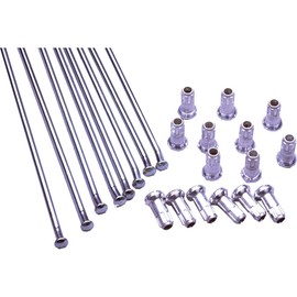 Excel Spoke Set: XS9-21187, black, 1.85 x 18, 2.15 x 18