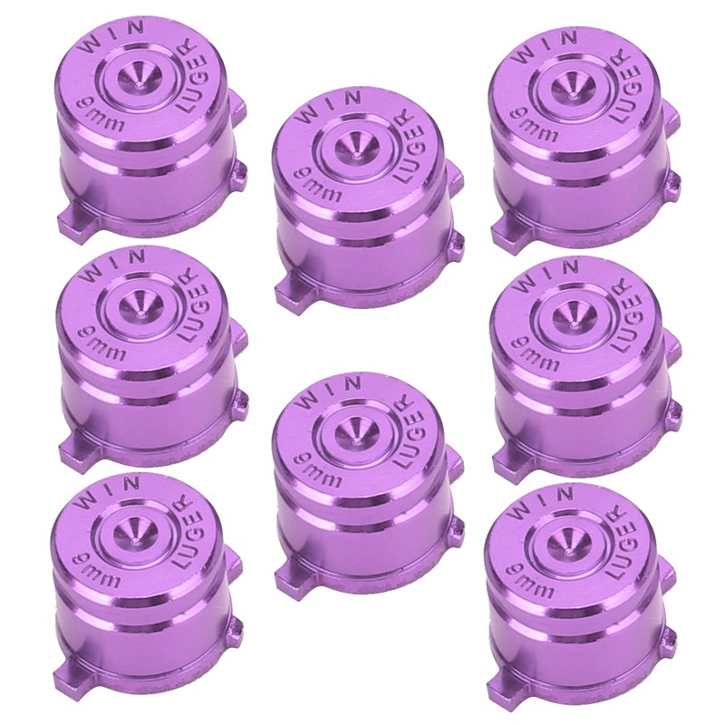 2 Sets Aluminium Alloy Function Assist Button Controller Replacement Parts