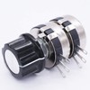 TWTADE /WTH118-2W 2K2 ohm Dual Gang Potentiometer Carbon Linear Variable