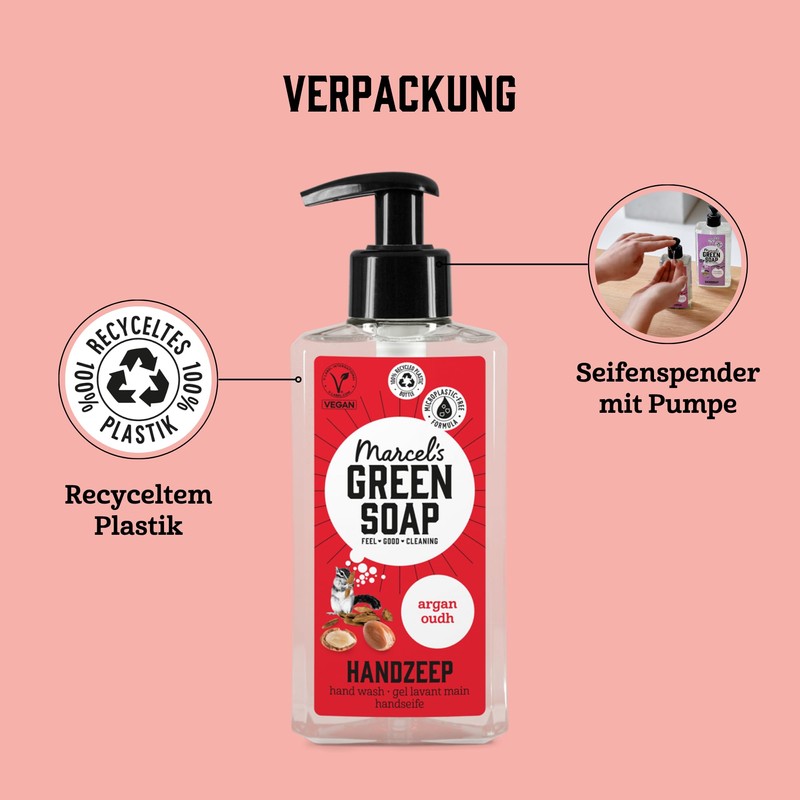 Marcel's Green Soap - Argan & Oudh Hand Soap -