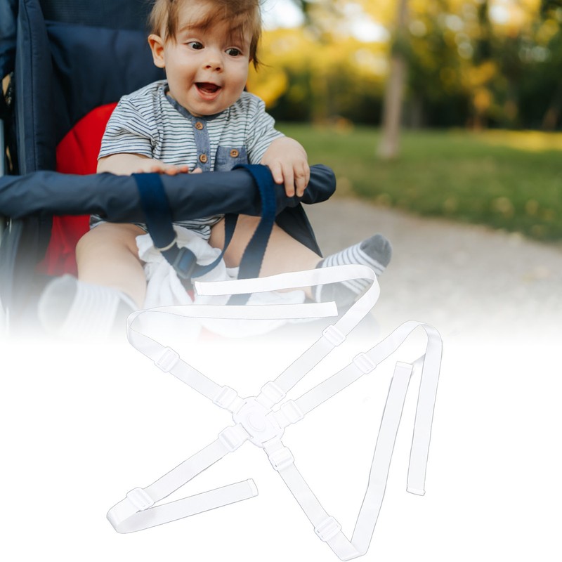 3 Set 5 Point High Chair Harness Replacement Adjustable Child