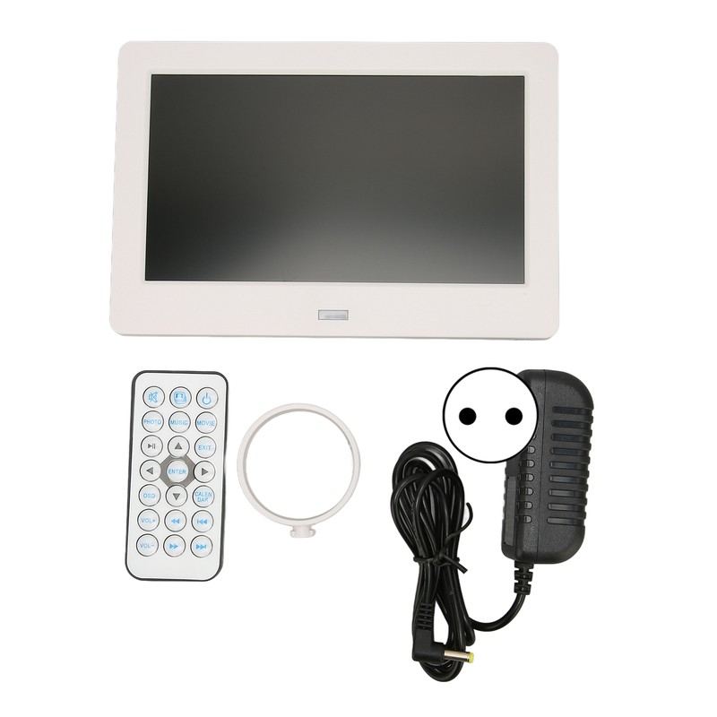 7inch HD Digital Photo Frame Clock Calendar MP3 Music Photo
