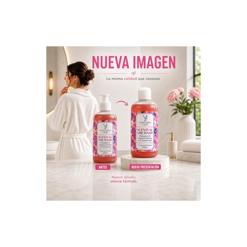 Shampoo Íntimo - Yaakunaj Care - Scentual She Wash -