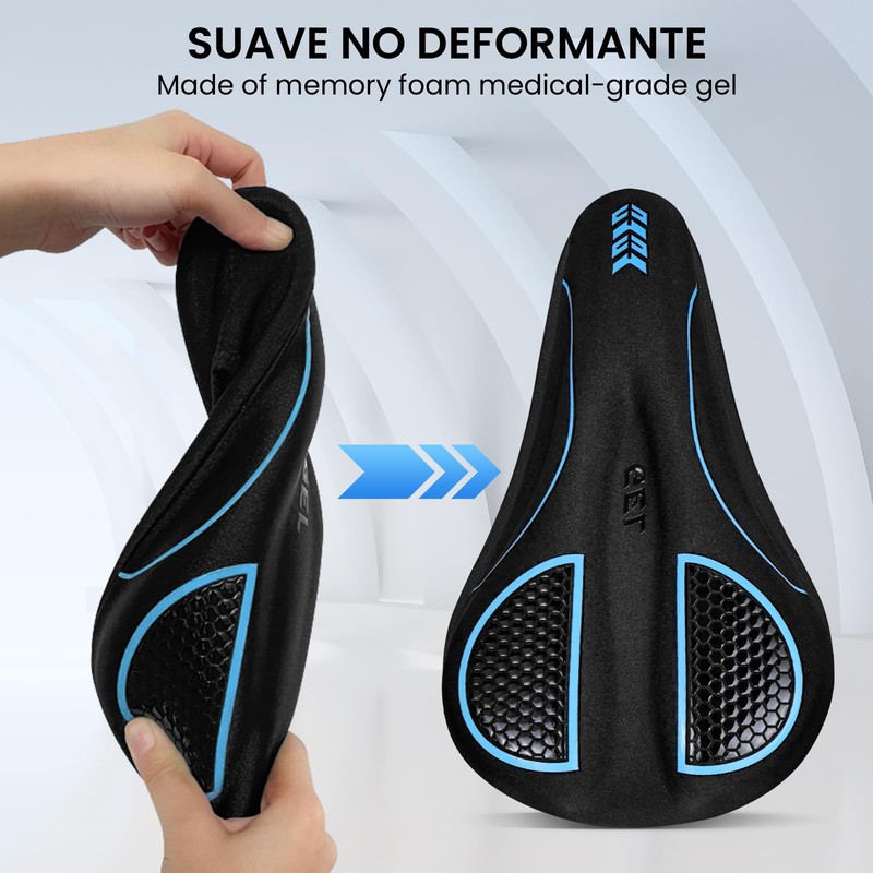 Funda de Asiento de Silicona Espesada para Bicicletas, Ajuste para