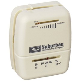 Suburban 161154 Wall Thermostat - Heat Only - White