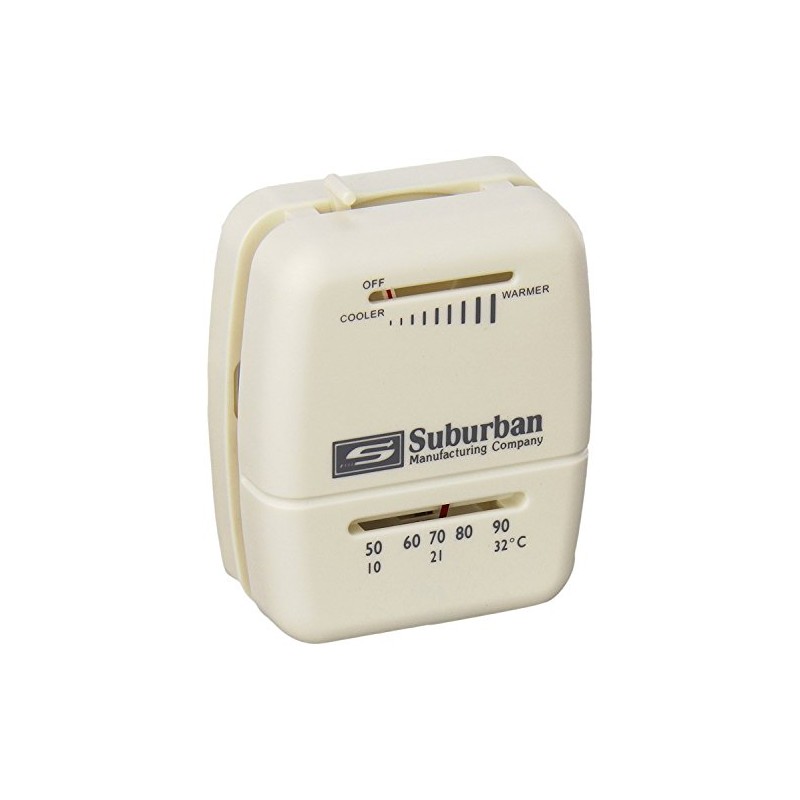 Suburban 161154 Wall Thermostat - Heat Only - White
