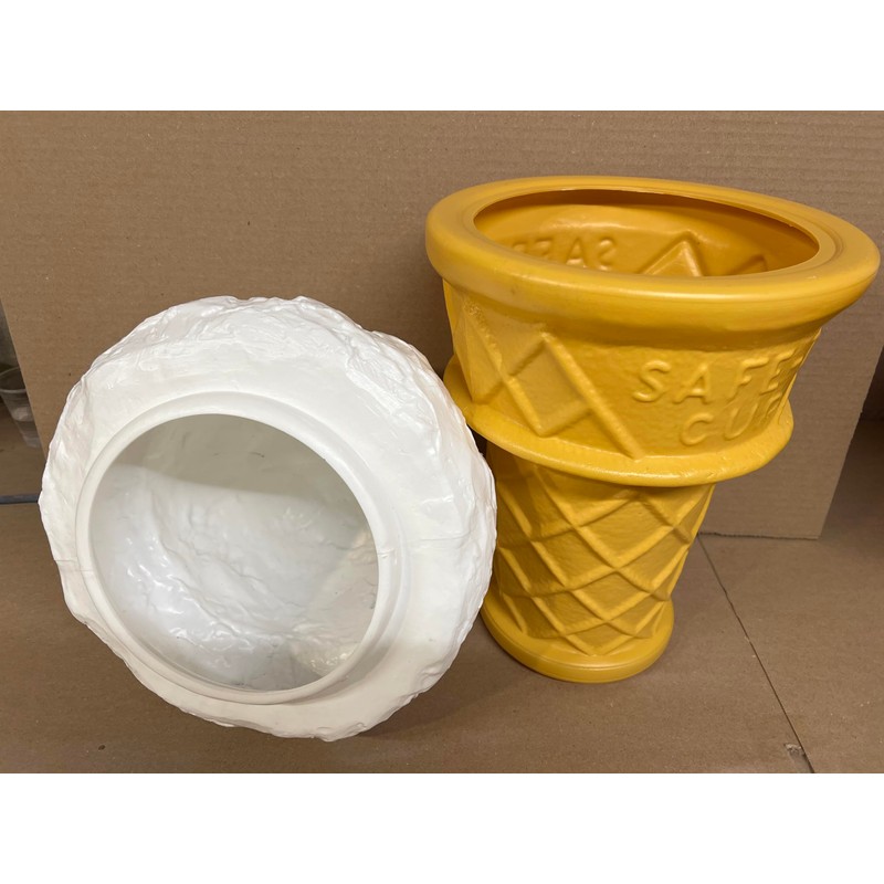 Generic Ice Cream Scoop Giant Display Lamp, Large, White, 24SCCO