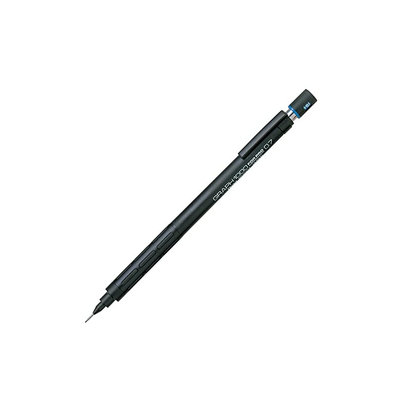 Lapicero Profesional Graphgear de Pentel Cuerpo Negro/Plata 0.7 mm-PG1007