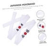 jojofuny 6pcs Japanese Headband Breathable Chef Karate Headbands for Home